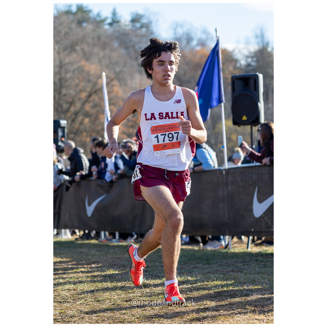 Noah Dosreis La Salle TC [SO] at 2024 Nike Cross Regional New England and New York Championships at Bowdoin Park in Wappingers Falls, NY on…