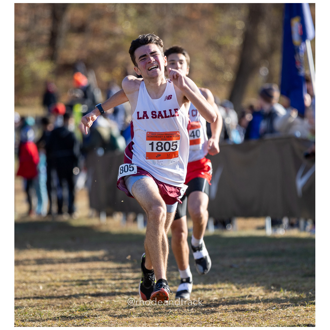 Nicholas Paquin La Salle TC [SR] at 2024 Nike Cross Regional New England and New York Championships at Bowdoin Park in Wappingers Falls, NY…