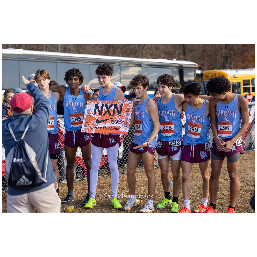 Aaron Gill Xavier (NY) [SR], D'Angelo Brown Xavier (NY) [SR], Reid Baynes Xavier (NY) [SR], Luca Blankenbuehler Xavier (NY) [SR], Sam Rylan…