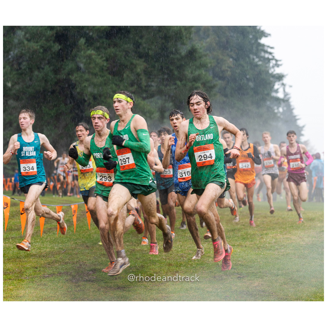 Jackson WELSH Portland #297 • Yr: JR, Loland FLEMING Portland #294 • Yr: SR - 2024 Nike Cross Country National Championships at Glendoveer Golf Club in Portland, Oregon on December 7, 2024 File: ./dir-boys/241207-nike-cross-nationals-nxn-portland-oregon-december-7-2024-104-296A2173.jpg Jackson WELSH Portland #297 • Yr: JR, Loland FLEMING Portland #294 • Yr: SR - 2024 Nike Cross Country National Championships at Glendoveer…