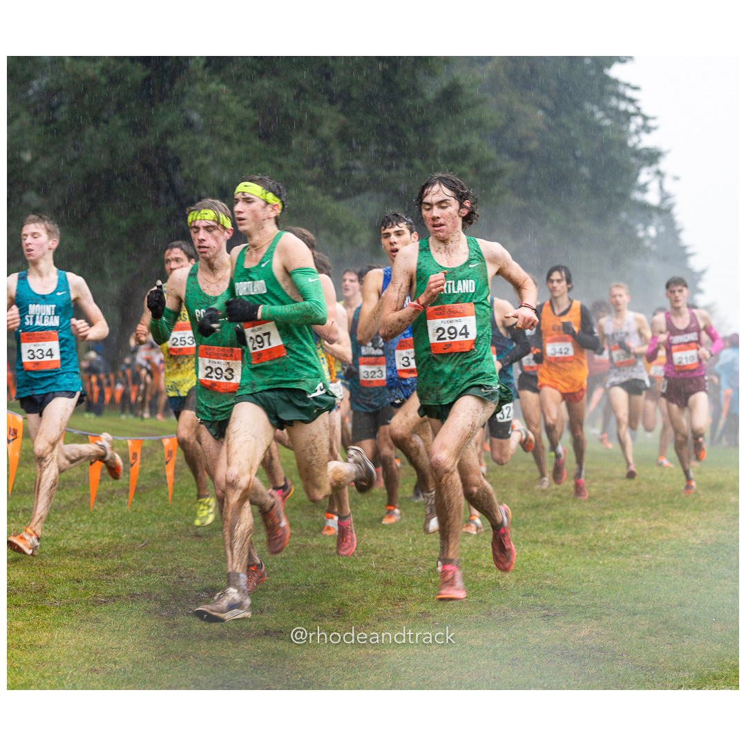 Jackson WELSH Portland #297 • Yr: JR, Loland FLEMING Portland #294 • Yr: SR - 2024 Nike Cross Country National Championships at Glendoveer Golf Club in Portland, Oregon on December 7, 2024 File: ./dir-boys/241207-nike-cross-nationals-nxn-portland-oregon-december-7-2024-105-296A2175.jpg Jackson WELSH Portland #297 • Yr: JR, Loland FLEMING Portland #294 • Yr: SR - 2024 Nike Cross Country National Championships at Glendoveer…