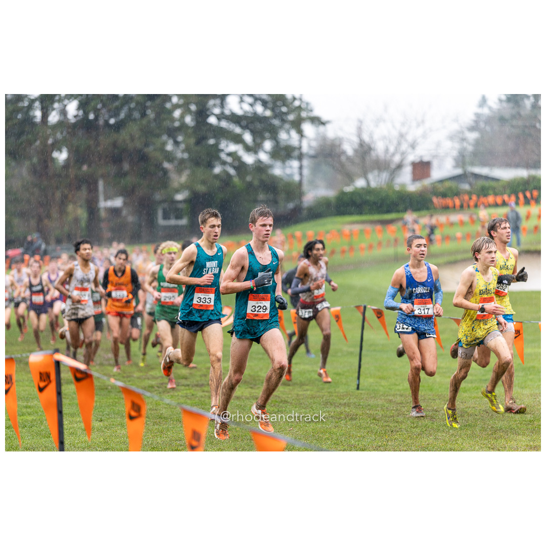 William STRONG Mt. St. Alban #333 • Yr: SR, Sebi HUME Mt. St. Alban #329 • Yr: SR, Jax GLENN Carroll #317 • Yr: SO - 2024 Nike Cross Country National Championships at Glendoveer Golf Club in Portland, Oregon on December 7, 2024 File: ./dir-boys/241207-nike-cross-nationals-nxn-portland-oregon-december-7-2024-168-296A3106.jpg William STRONG Mt. St. Alban #333 • Yr: SR, Sebi HUME Mt. St. Alban #329 • Yr: SR, Jax GLENN Carroll #317 • Yr: SO - 2024 Nike Cross Countr…