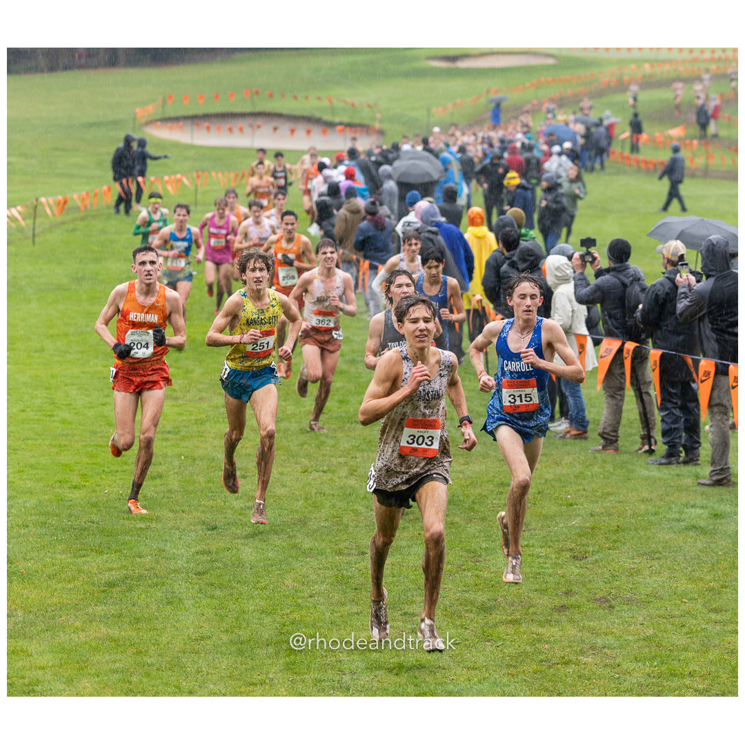 Hudson HALEY Austin #303 • Yr: SR, Griffin CORDS Carroll #315 • Yr: SR - 2024 Nike Cross Country National Championships at Glendoveer Golf Club in Portland, Oregon on December 7, 2024 File: ./dir-boys/241207-nike-cross-nationals-nxn-portland-oregon-december-7-2024-227-296A4237.jpg Hudson HALEY Austin #303 • Yr: SR, Griffin CORDS Carroll #315 • Yr: SR - 2024 Nike Cross Country National Championships at Glendoveer Golf…