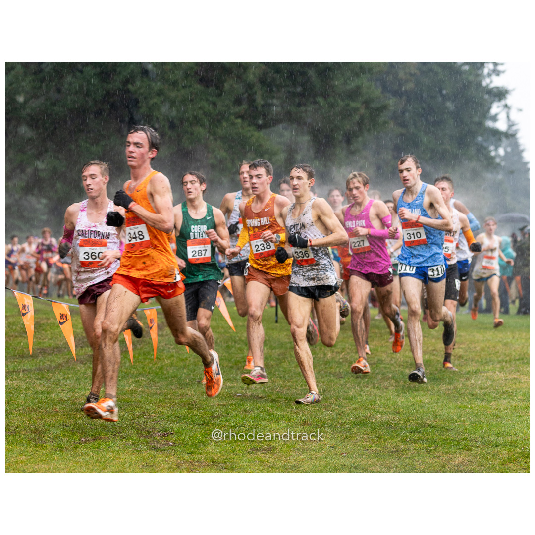 Eyan TURK California-5 #360 • Yr: SR, Quinn SULLIVAN Niwot #348 • Yr: SO, Max CERVI-SKINNER Coeur d'Alene #287 • Yr: SR, Logan BECKMAN Spring Hill #238 • Yr: SR, Kaden EVANS American Fork #336 • Yr: SR, Ben MONTGOMERY Bridgeland #310 • Yr: SR - 2024 Nike Cross Country National Championships at Glendoveer Golf Club in Portland, Oregon on December 7, 2024 File: ./dir-boys/241207-nike-cross-nationals-nxn-portland-oregon-december-7-2024-81-296A1858.jpg Eyan TURK California-5 #360 • Yr: SR, Quinn SULLIVAN Niwot #348 • Yr: SO, Max CERVI-SKINNER Coeur d'Alene #287 • Yr: SR, Logan BECKMAN Spri…