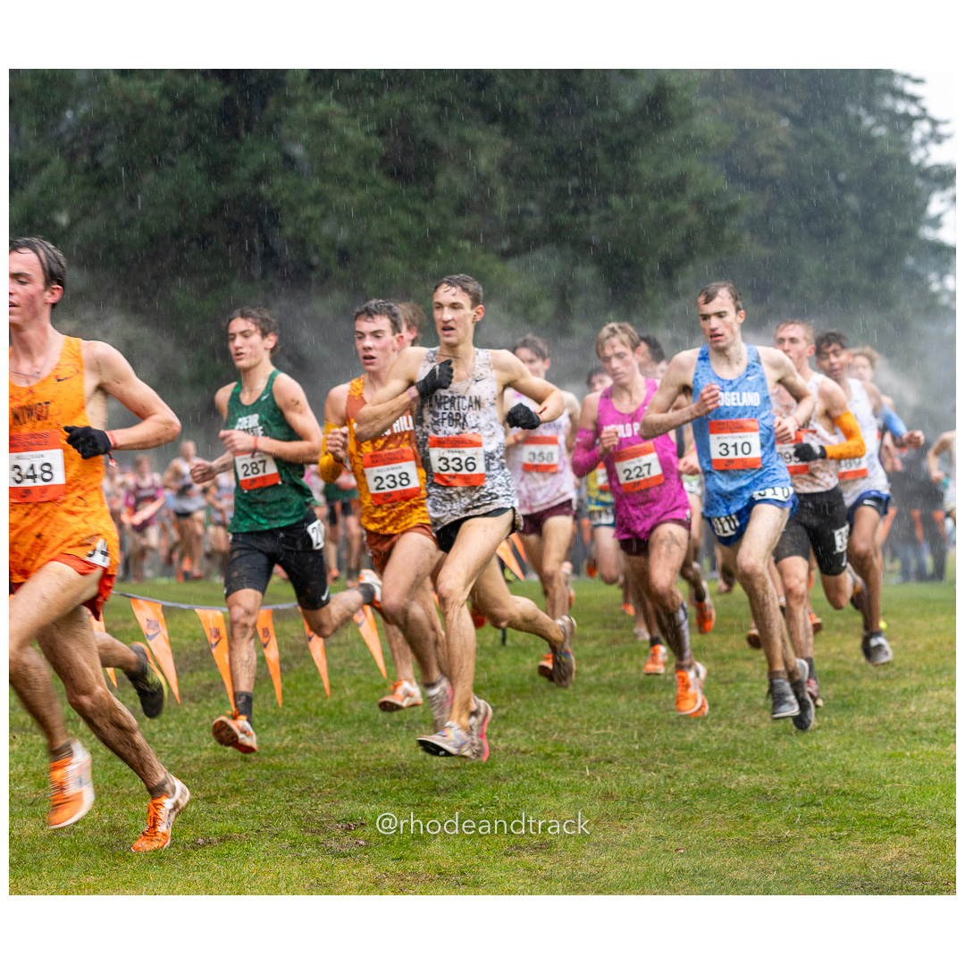 Logan BECKMAN Spring Hill #238 • Yr: SR, Kaden EVANS American Fork #336 • Yr: SR, Landon PRETRE Menlo Park #227 • Yr: SR, Ben MONTGOMERY Bridgeland #310 • Yr: SR - 2024 Nike Cross Country National Championships at Glendoveer Golf Club in Portland, Oregon on December 7, 2024 File: ./dir-boys/241207-nike-cross-nationals-nxn-portland-oregon-december-7-2024-83-296A1868.jpg Logan BECKMAN Spring Hill #238 • Yr: SR, Kaden EVANS American Fork #336 • Yr: SR, Landon PRETRE Menlo Park #227 • Yr: SR, Ben MONTGOMERY Br…