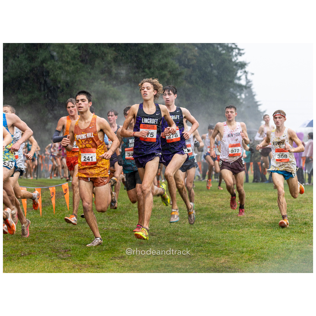 Calen GEORGE Spring Hill #241 • Yr: SR, Luke HNATT Lincroft #275 • Yr: JR, Ryan SCHMITT Lincroft #278 • Yr: SR - 2024 Nike Cross Country National Championships at Glendoveer Golf Club in Portland, Oregon on December 7, 2024 File: ./dir-boys/241207-nike-cross-nationals-nxn-portland-oregon-december-7-2024-86-296A1901.jpg Calen GEORGE Spring Hill #241 • Yr: SR, Luke HNATT Lincroft #275 • Yr: JR, Ryan SCHMITT Lincroft #278 • Yr: SR - 2024 Nike Cross Country Na…