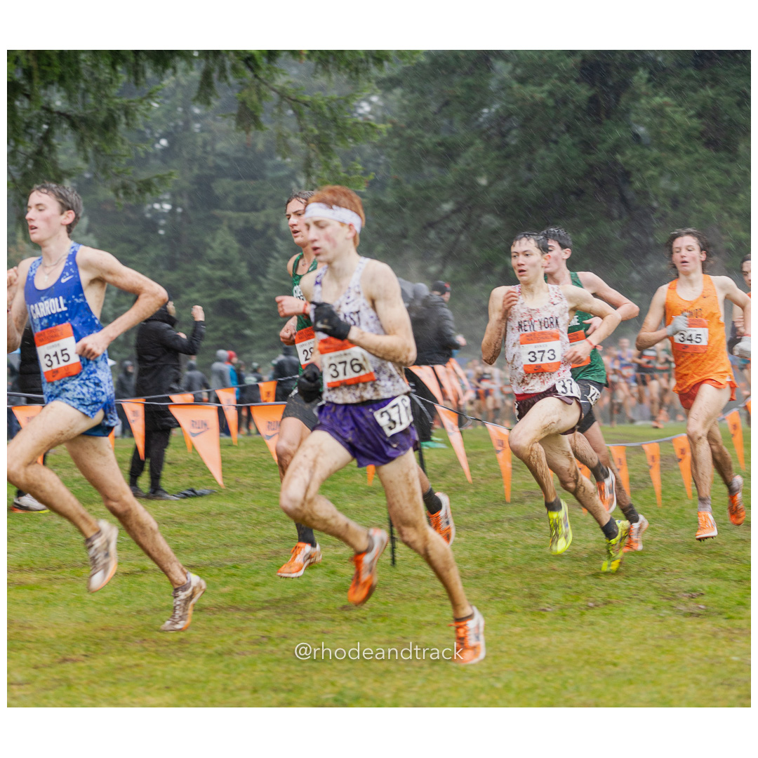 Griffin CORDS Carroll #315 • Yr: SR, Matthew GIARDINA Northeast-2 #376 • Yr: SR, Ryan SYKES New York-4 #373 • Yr: SO, Ryder KEETON Niwot #345 • Yr: JR - 2024 Nike Cross Country National Championships at Glendoveer Golf Club in Portland, Oregon on December 7, 2024 File: ./dir-boys/241207-nike-cross-nationals-nxn-portland-oregon-december-7-2024-89-296A1934.jpg Griffin CORDS Carroll #315 • Yr: SR, Matthew GIARDINA Northeast-2 #376 • Yr: SR, Ryan SYKES New York-4 #373 • Yr: SO, Ryder KEETON Niwot #3…
