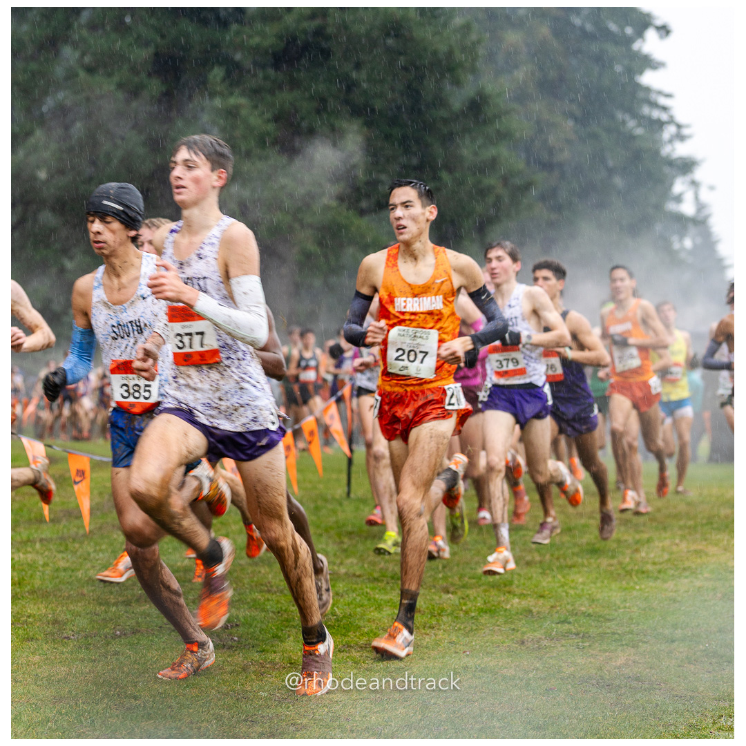 Sean GRAY Northeast-3 #377 • Yr: JR, Jonah TANG Herriman #207 • Yr: SR, Marshall VERNON Northeast-5 #379 • Yr: JR - 2024 Nike Cross Country National Championships at Glendoveer Golf Club in Portland, Oregon on December 7, 2024 File: ./dir-boys/241207-nike-cross-nationals-nxn-portland-oregon-december-7-2024-91-296A1952.jpg Sean GRAY Northeast-3 #377 • Yr: JR, Jonah TANG Herriman #207 • Yr: SR, Marshall VERNON Northeast-5 #379 • Yr: JR - 2024 Nike Cross Country…