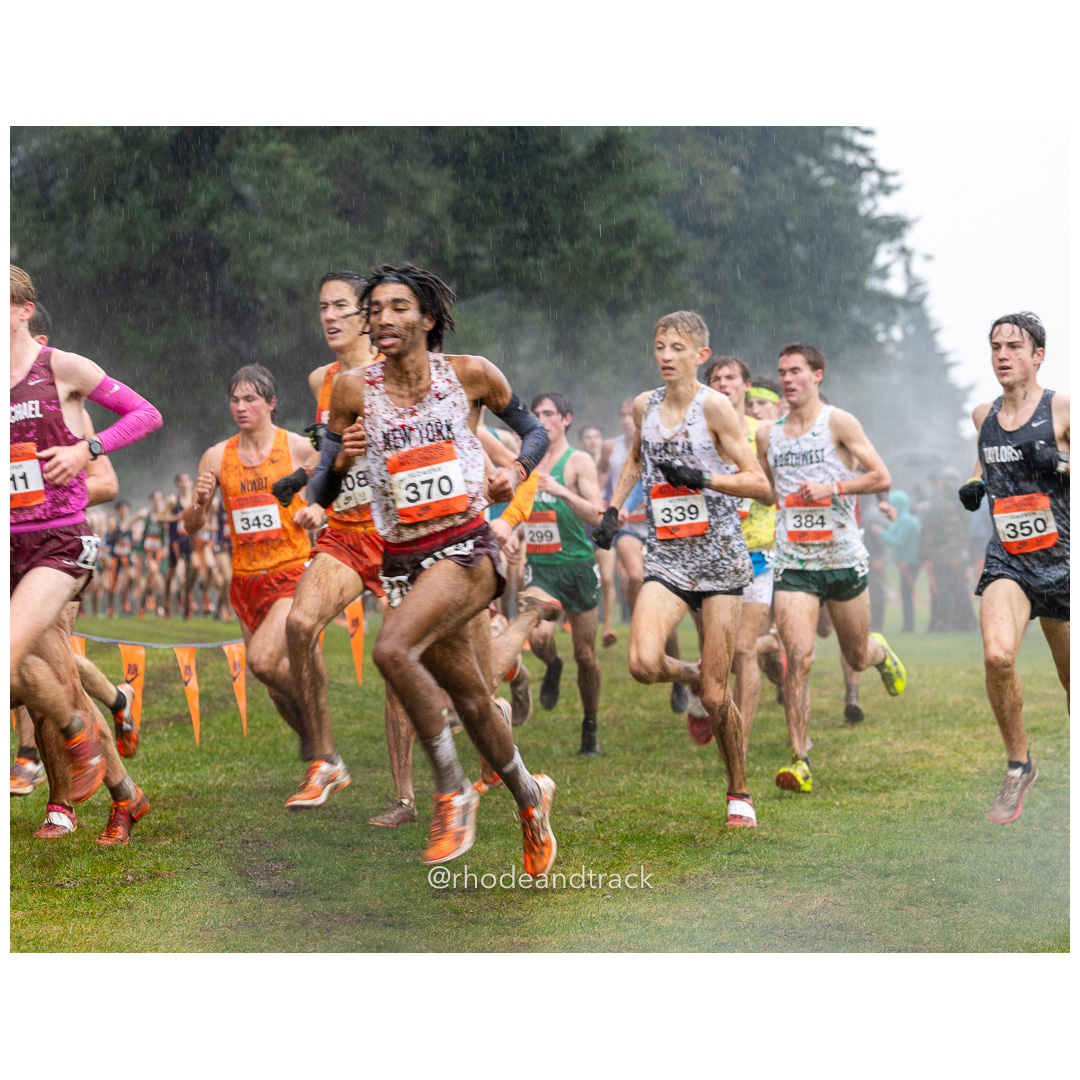 Carter FLOWERS New York-1 #370 • Yr: SR, Charlie VAUSE Southwest-5 #399 • Yr: SR - 2024 Nike Cross Country National Championships at Glendoveer Golf Club in Portland, Oregon on December 7, 2024 File: ./dir-boys/241207-nike-cross-nationals-nxn-portland-oregon-december-7-2024-93-296A1981.jpg Carter FLOWERS New York-1 #370 • Yr: SR, Charlie VAUSE Southwest-5 #399 • Yr: SR - 2024 Nike Cross Country National Championships at Glendo…