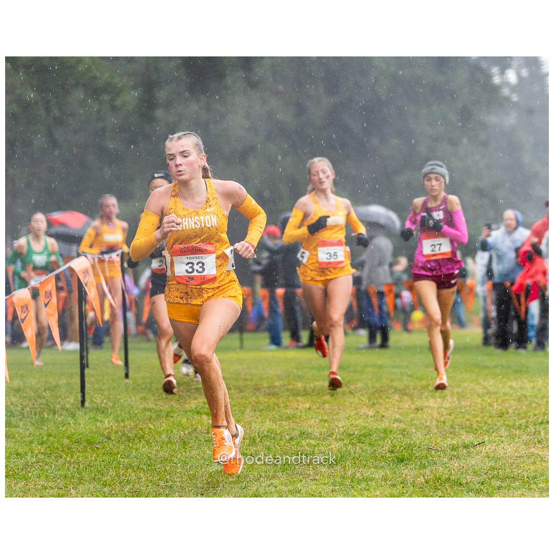 Aubrielle TOUSEY Johnston #33 • Yr: SO - 2024 Nike Cross Country National Championships at Glendoveer Golf Club in Portland, Oregon on Dece…