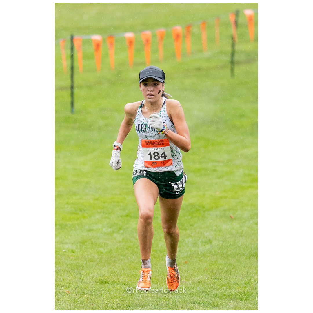 Sophia RODRIGUEZ Northwest-4 #184 • Yr: SO - 2024 Nike Cross Country National Championships at Glendoveer Golf Club in Portland, Oregon on…