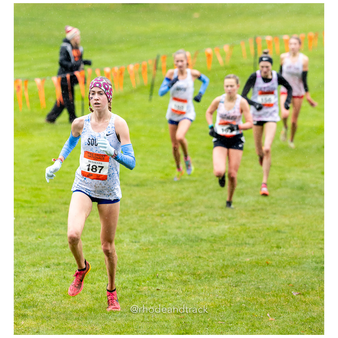 Lilly BESHEARS South-2 #187 • Yr: JR - 2024 Nike Cross Country National Championships at Glendoveer Golf Club in Portland, Oregon on Decemb…