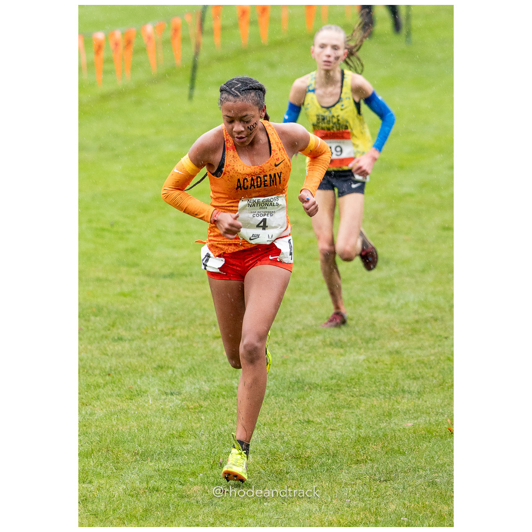 Chamorra COOPER Academy #4 • Yr: SO - 2024 Nike Cross Country National Championships at Glendoveer Golf Club in Portland, Oregon on Decembe…