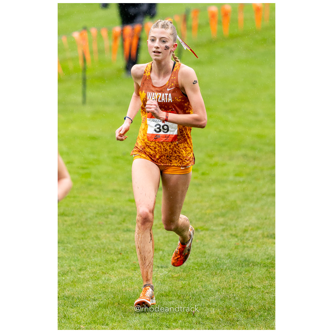 Maddie GULLICKSON Wayzata #39 • Yr: JR - 2024 Nike Cross Country National Championships at Glendoveer Golf Club in Portland, Oregon on Dece…