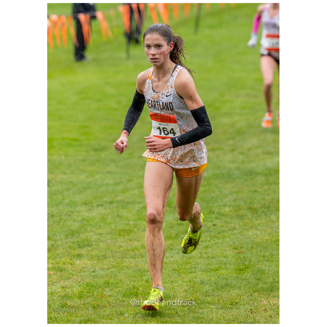 Ryin MILLER Heartland-4 #164 • Yr: JR - 2024 Nike Cross Country National Championships at Glendoveer Golf Club in Portland, Oregon on Decem…