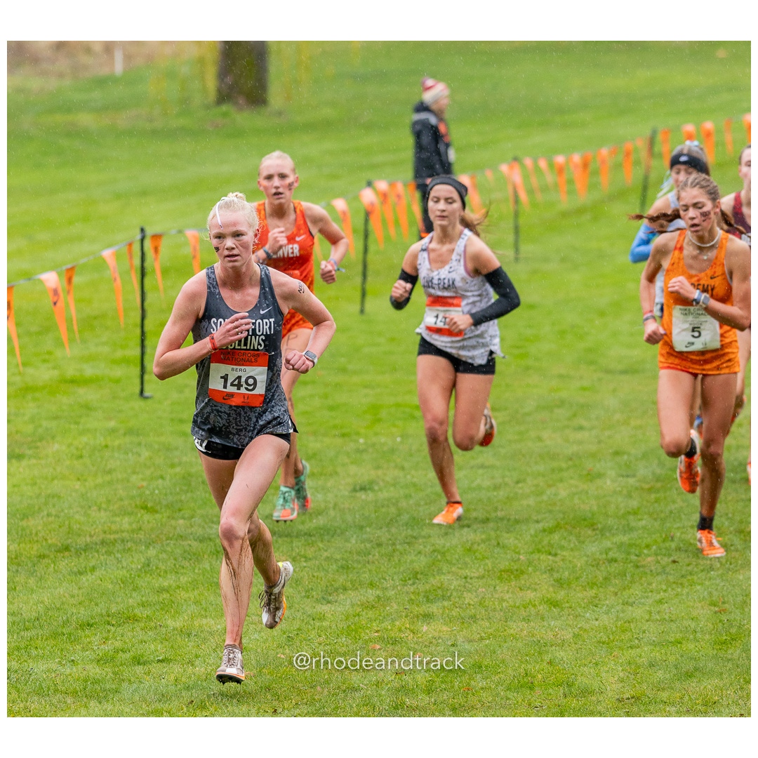 Tatum BERG South Fort Collins #149 • Yr: SR - 2024 Nike Cross Country National Championships at Glendoveer Golf Club in Portland, Oregon on…