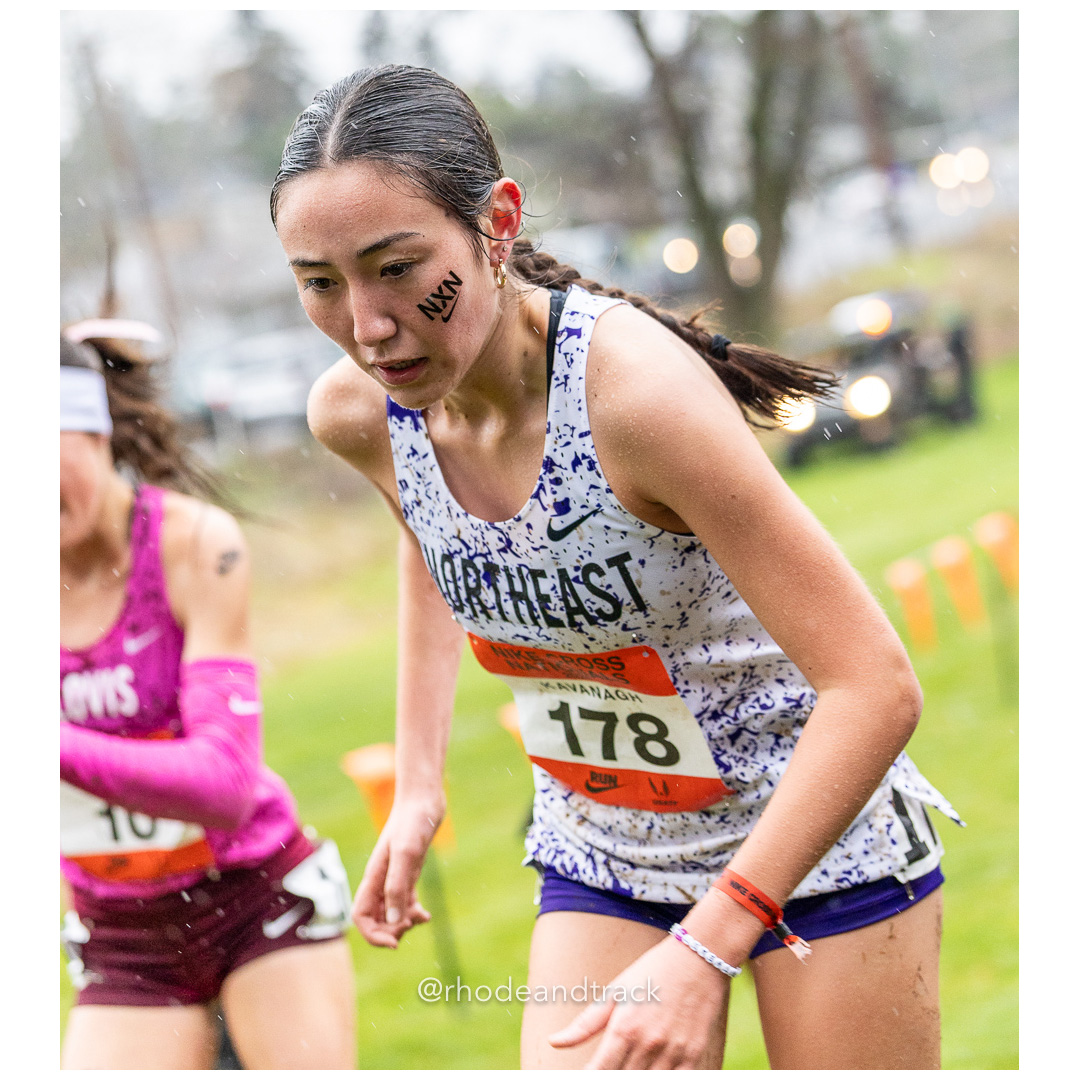 Haley KAVANAGH Northeast-3 #178 • Yr: SR - 2024 Nike Cross Country National Championships at Glendoveer Golf Club in Portland, Oregon on De…