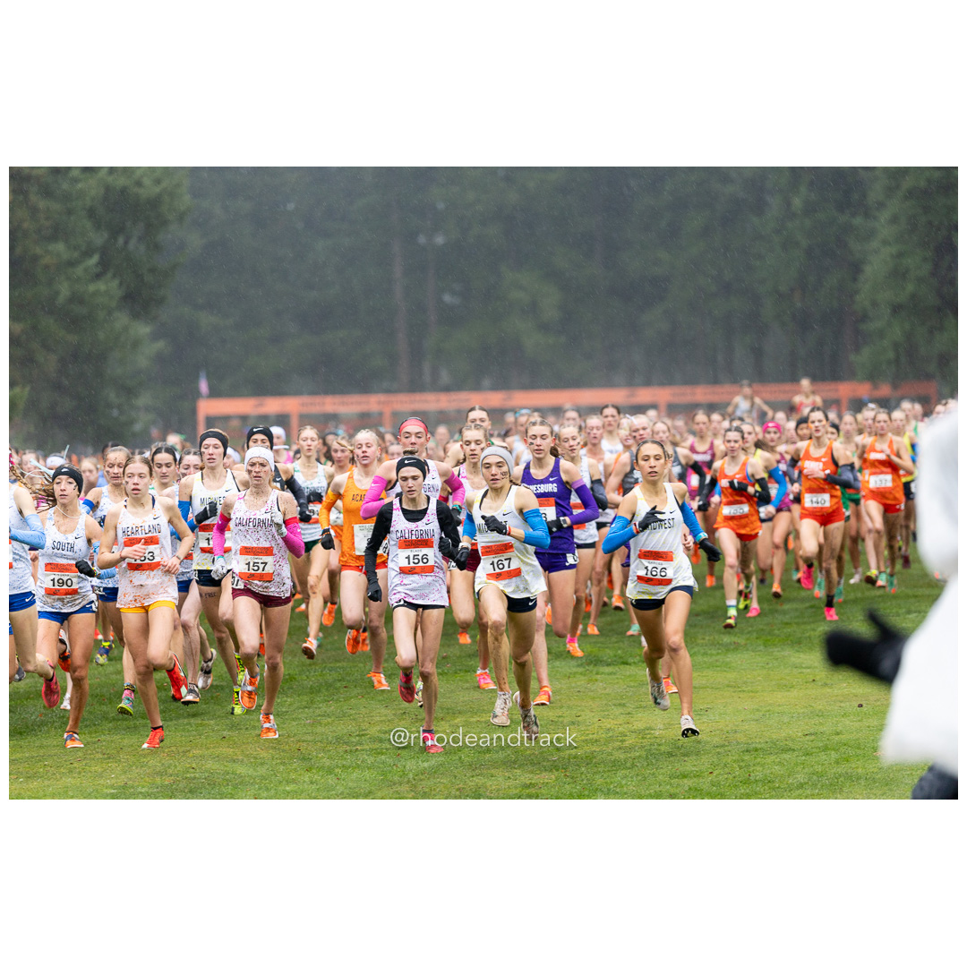 Macy WINGARD South-5 #190 • Yr: JR, Ruby IHMELS Heartland-3 #163 • Yr: SO, Braelyn COMBE California-2 #157 • Yr: JR, Rylee BLADE California-1 #156 • Yr: SR, Helen SACHS Midwest-2 #167 • Yr: SR, Victoria GARCES Midwest-1 #166 • Yr: SR - 2024 Nike Cross Country National Championships at Glendoveer Golf Club in Portland, Oregon on December 7, 2024 File: ./dir-girls/241207-nike-cross-nationals-nxn-portland-oregon-december-7-2024-18-296A4198.jpg Macy WINGARD South-5 #190 • Yr: JR, Ruby IHMELS Heartland-3 #163 • Yr: SO, Braelyn COMBE California-2 #157 • Yr: JR, Rylee BLADE California…