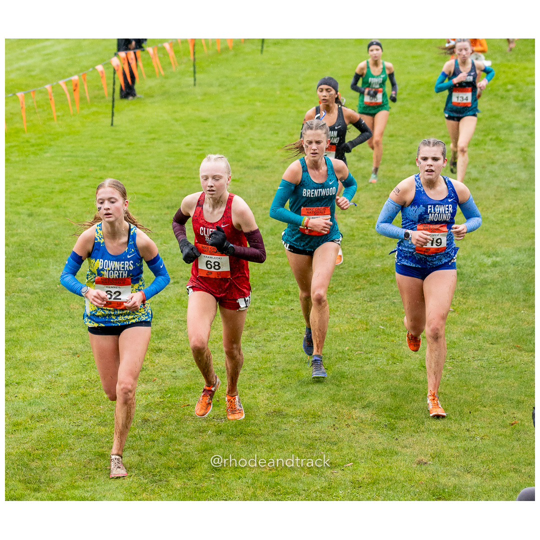 Courtney KRAWLECKI Clifton Park #68 • Yr: JR - 2024 Nike Cross Country National Championships at Glendoveer Golf Club in Portland, Oregon o…