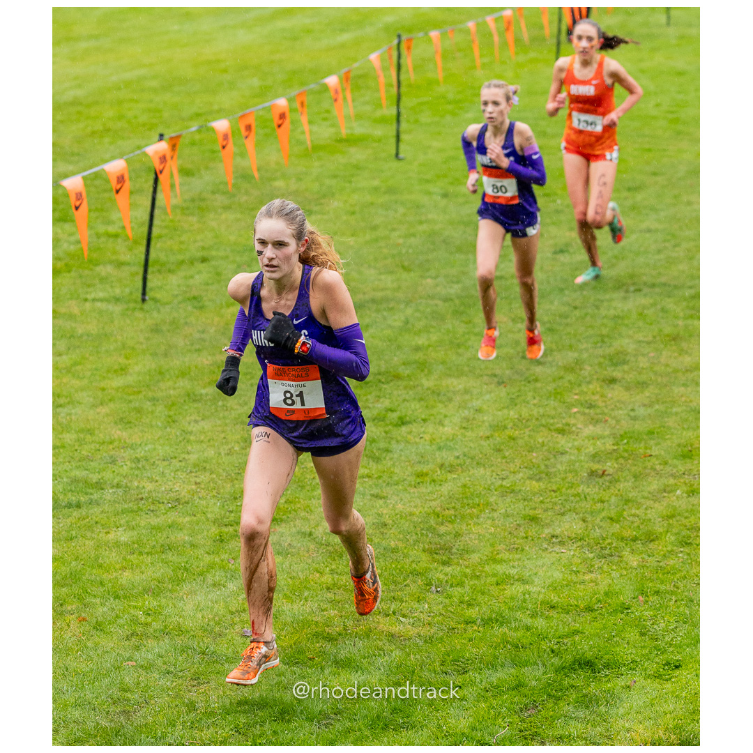 Lydia DONAHUE Hinesburg #81 • Yr: JR - 2024 Nike Cross Country National Championships at Glendoveer Golf Club in Portland, Oregon on Decemb…