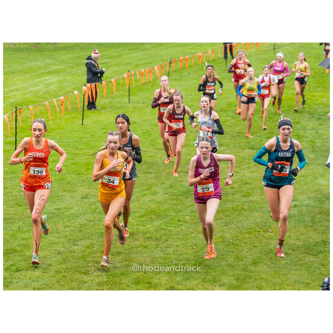 Gabriela BOECKMAN Denver #136 • Yr: SR, Ele WHARTON Johnston #34 • Yr: SO, Evangeline WILLIAMS Trabuco #29 • Yr: FR - 2024 Nike Cross Count…