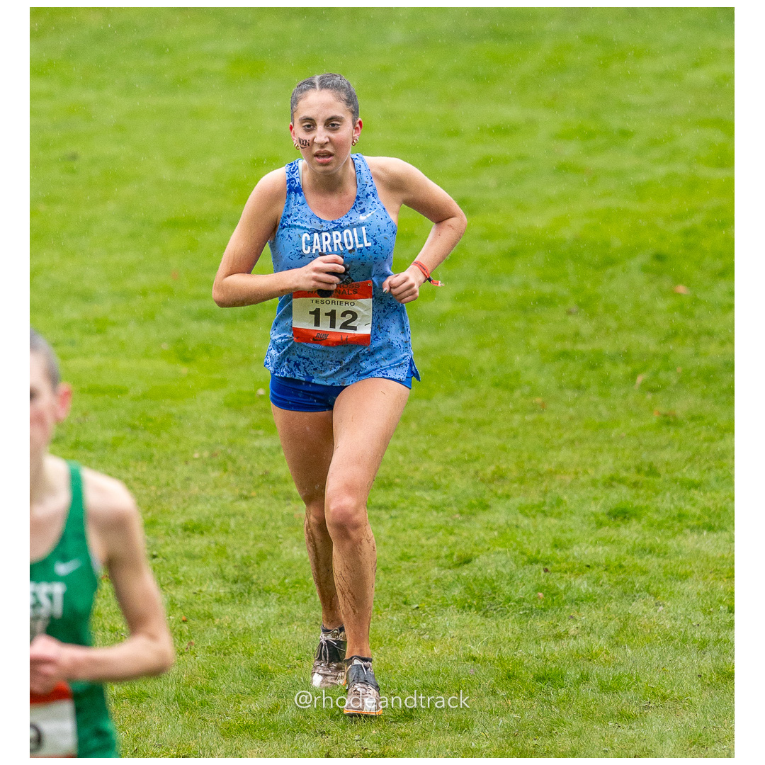 Gabriella TESORIERO Carroll #112 • Yr: SR - 2024 Nike Cross Country National Championships at Glendoveer Golf Club in Portland, Oregon on D…