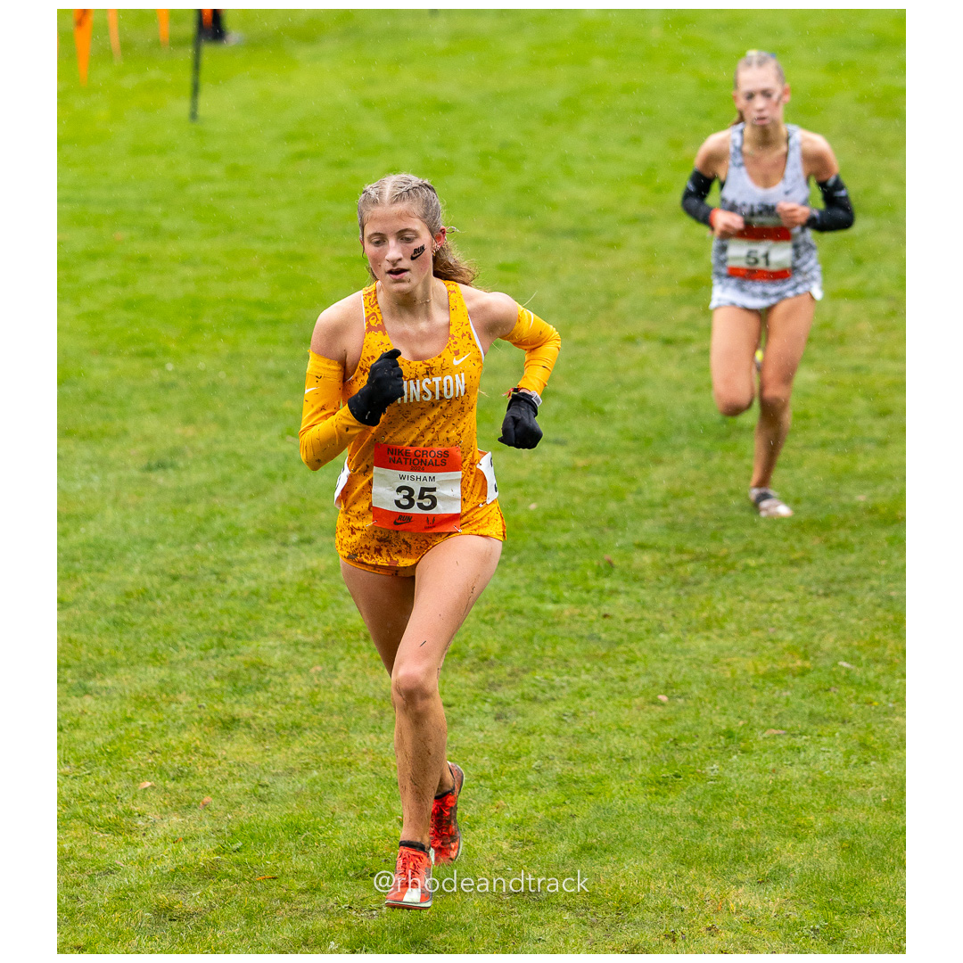 Lexie WISHAM Johnston #35 • Yr: JR - 2024 Nike Cross Country National Championships at Glendoveer Golf Club in Portland, Oregon on December…