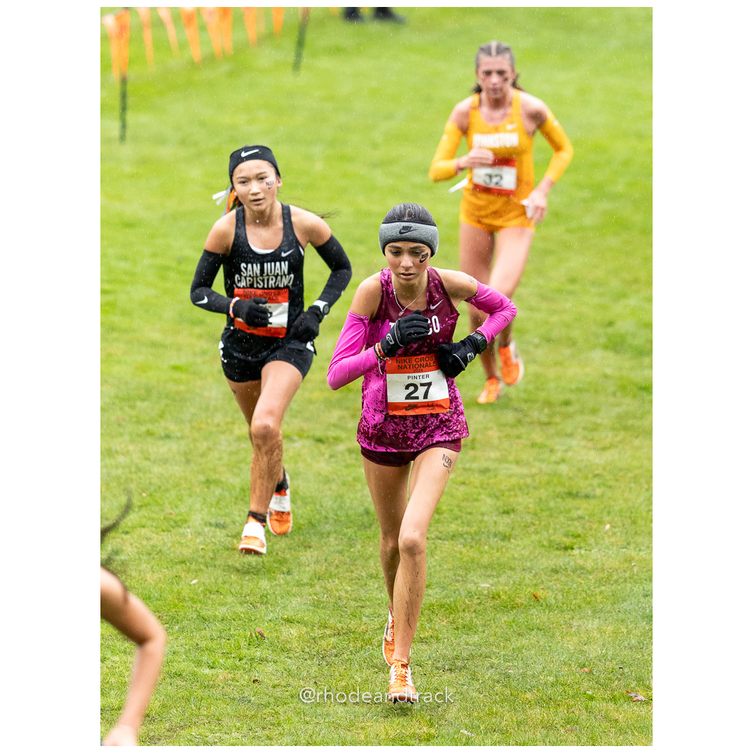 Violet PINTER Trabuco #27 • Yr: SO - 2024 Nike Cross Country National Championships at Glendoveer Golf Club in Portland, Oregon on December…