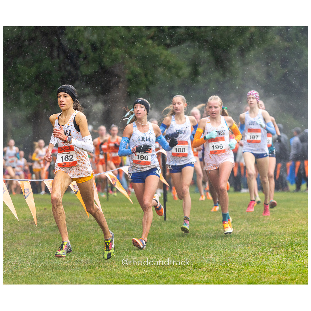 Marissa FEREBEE Heartland-2 #162 • Yr: JR, Macy WINGARD South-5 #190 • Yr: JR, Elin LATTA South-3 #188 • Yr: FR, Ella HAGEN Southwest-2 #196 • Yr: SR - 2024 Nike Cross Country National Championships at Glendoveer Golf Club in Portland, Oregon on December 7, 2024 File: ./dir-girls/241207-nike-cross-nationals-nxn-portland-oregon-december-7-2024-41-296A4552.jpg Marissa FEREBEE Heartland-2 #162 • Yr: JR, Macy WINGARD South-5 #190 • Yr: JR, Elin LATTA South-3 #188 • Yr: FR, Ella HAGEN Southwest-2 #19…