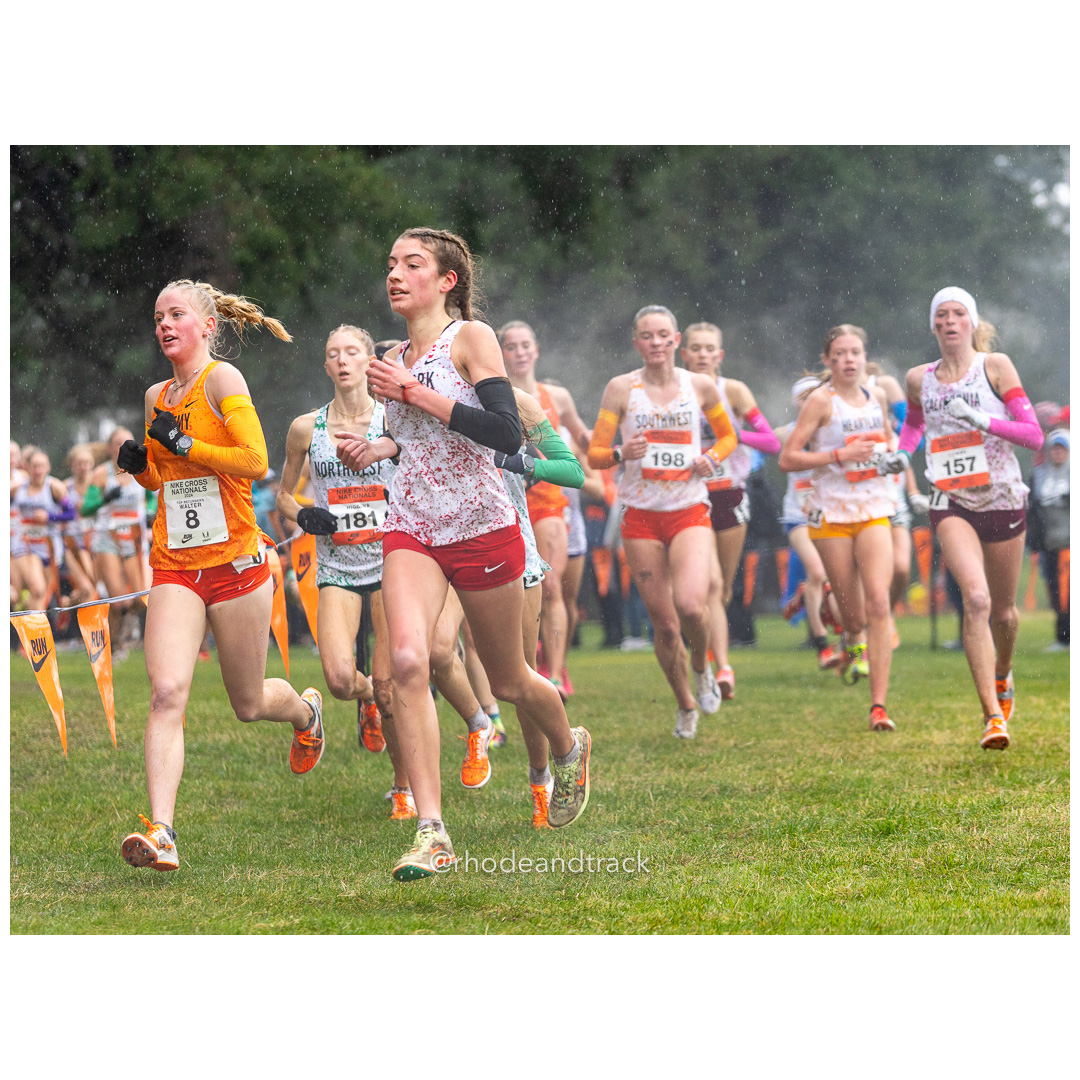 Tessa WALTER Academy #8 • Yr: SR, Zariel MACCHIA New York-4 #174 • Yr: SR, Rosie MUCHARSKY Southwest-4 #198 • Yr: SR, Braelyn COMBE California-2 #157 • Yr: JR - 2024 Nike Cross Country National Championships at Glendoveer Golf Club in Portland, Oregon on December 7, 2024 File: ./dir-girls/241207-nike-cross-nationals-nxn-portland-oregon-december-7-2024-47-296A4602.jpg Tessa WALTER Academy #8 • Yr: SR, Zariel MACCHIA New York-4 #174 • Yr: SR, Rosie MUCHARSKY Southwest-4 #198 • Yr: SR, Braelyn COMBE Califor…