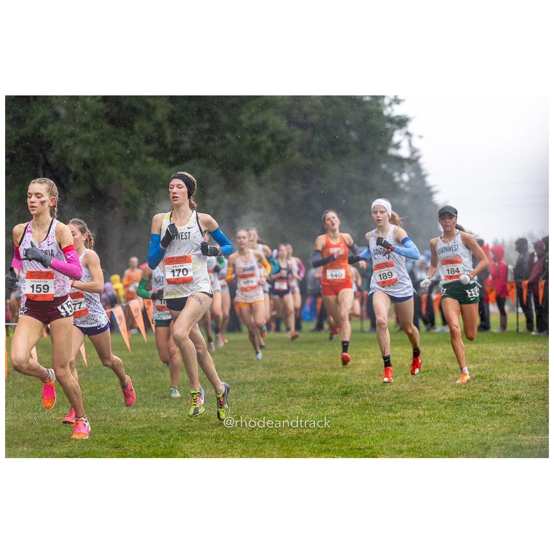 Abigail ERRINGTON California-4 #159 • Yr: SR, Mallory WELLER Midwest-5 #170 • Yr: JR - 2024 Nike Cross Country National Championships at Glendoveer Golf Club in Portland, Oregon on December 7, 2024 File: ./dir-girls/241207-nike-cross-nationals-nxn-portland-oregon-december-7-2024-51-296A4640.jpg Abigail ERRINGTON California-4 #159 • Yr: SR, Mallory WELLER Midwest-5 #170 • Yr: JR - 2024 Nike Cross Country National Championships at Gl…