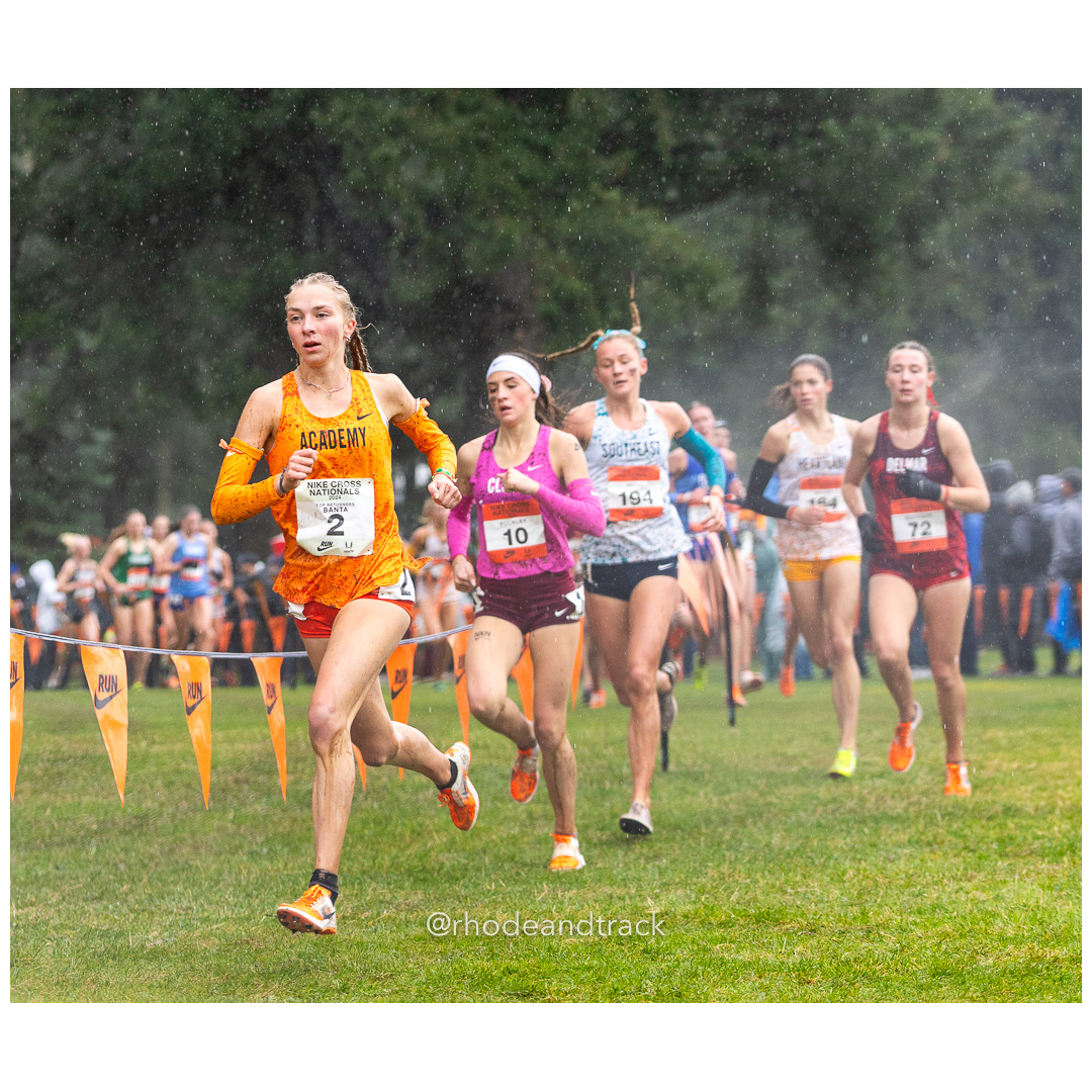 Jordan BANTA Academy #2 • Yr: JR, Brooklyn BUCKLEY Clovis #10 • Yr: FR, Katie PAYNE Southeast-4 #194 • Yr: SR - 2024 Nike Cross Country National Championships at Glendoveer Golf Club in Portland, Oregon on December 7, 2024 File: ./dir-girls/241207-nike-cross-nationals-nxn-portland-oregon-december-7-2024-62-296A4713.jpg Jordan BANTA Academy #2 • Yr: JR, Brooklyn BUCKLEY Clovis #10 • Yr: FR, Katie PAYNE Southeast-4 #194 • Yr: SR - 2024 Nike Cross Country Nat…