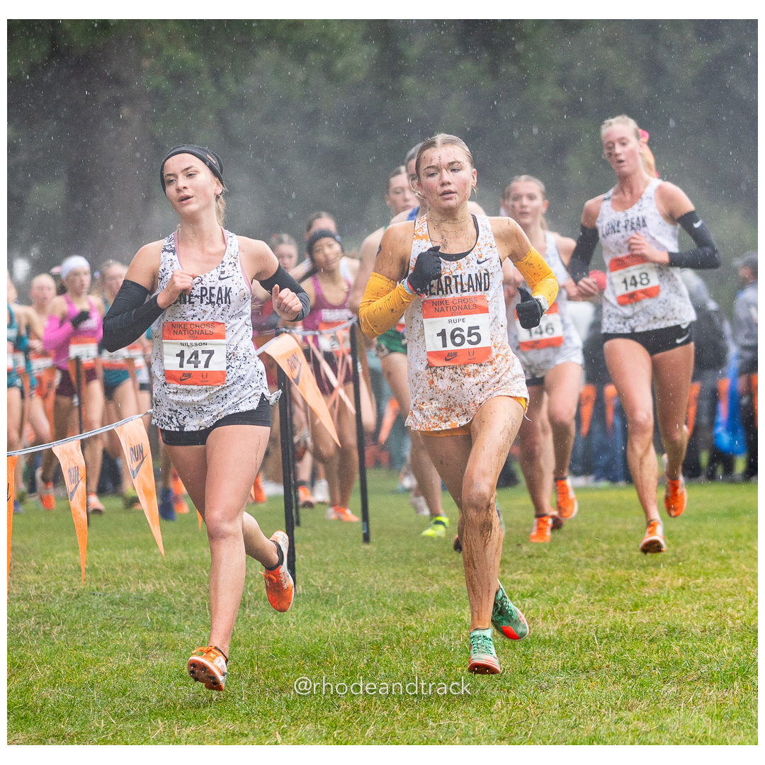 Brielle NILSSON Lone Peak #147 • Yr: JR, Katelyn RUPE Heartland-5 #165 • Yr: SR - 2024 Nike Cross Country National Championships at Glendoveer Golf Club in Portland, Oregon on December 7, 2024 File: ./dir-girls/241207-nike-cross-nationals-nxn-portland-oregon-december-7-2024-69-296A4779.jpg Brielle NILSSON Lone Peak #147 • Yr: JR, Katelyn RUPE Heartland-5 #165 • Yr: SR - 2024 Nike Cross Country National Championships at Glendov…