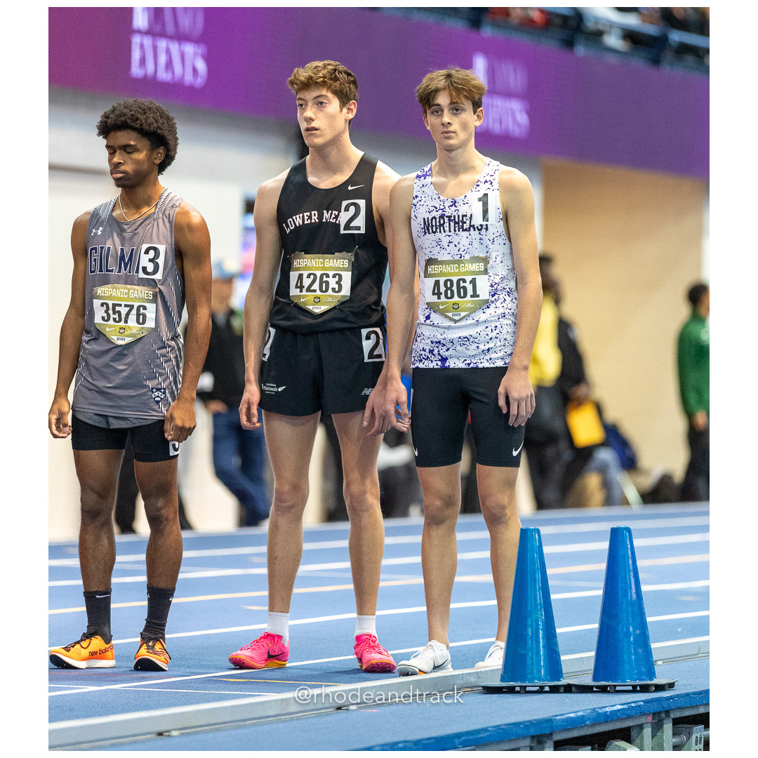 Jemmel Green, Gilman MD - Alexander Mazzeo, Lower Marion PA - Sean Gray, Portsmouth RI - Boys Invitational Mile - Heat 1 - Indoor Track and…