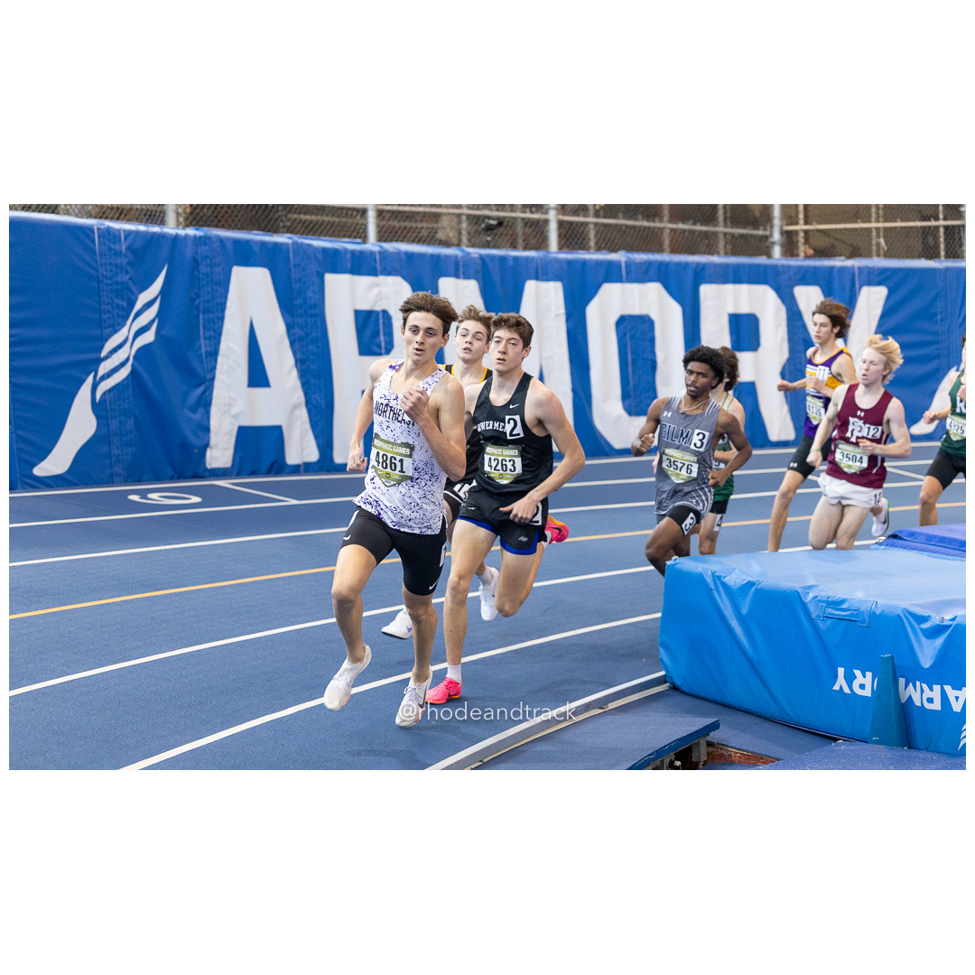 Boys Invitational Mile - Heat 1 - Indoor Track and Field - Hispanic Games at the Armory, New York City - January 4, 2025 – Indoor Track - H…