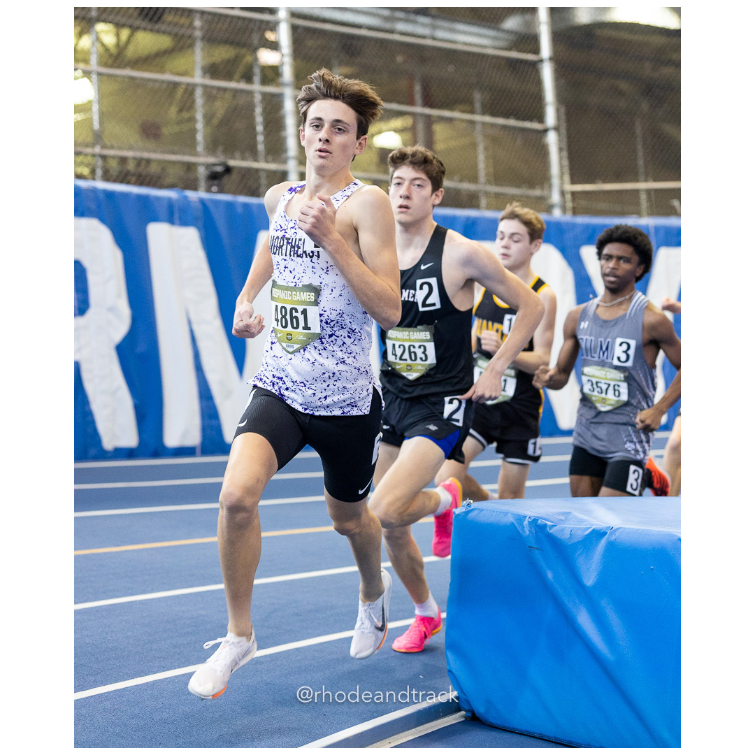 Boys Invitational Mile - Heat 1 - Indoor Track and Field - Hispanic Games at the Armory, New York City - January 4, 2025 – Indoor Track - H…