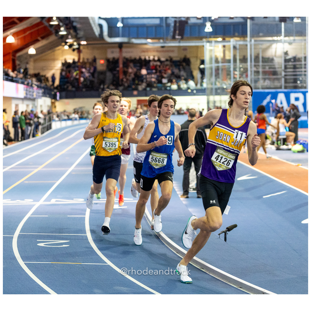 Boys Invitational Mile - Heat 1 - Indoor Track and Field - Hispanic Games at the Armory, New York City - January 4, 2025 – Indoor Track - H…