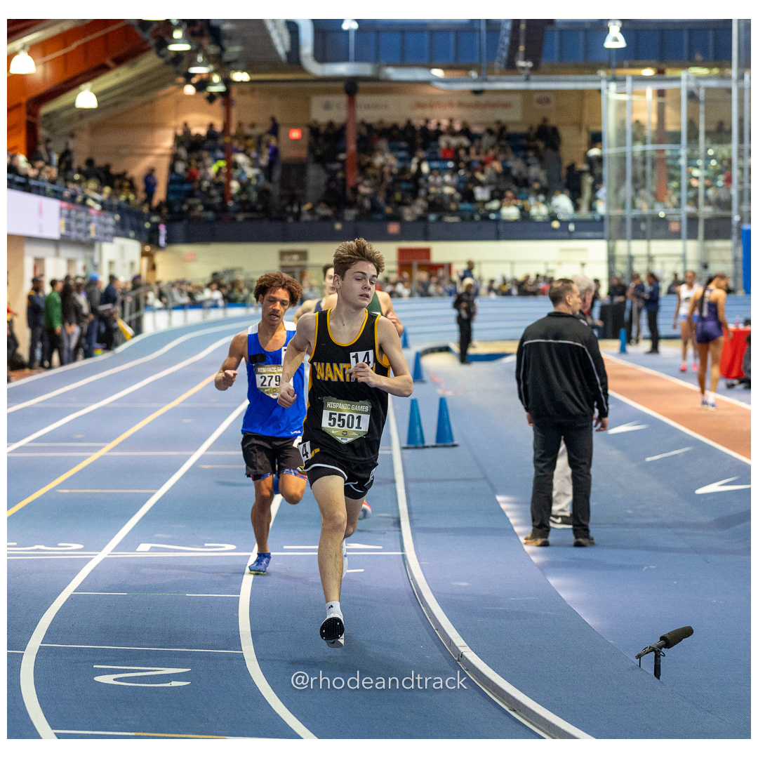 Boys Invitational Mile - Heat 1 - Indoor Track and Field - Hispanic Games at the Armory, New York City - January 4, 2025 – Indoor Track - H…