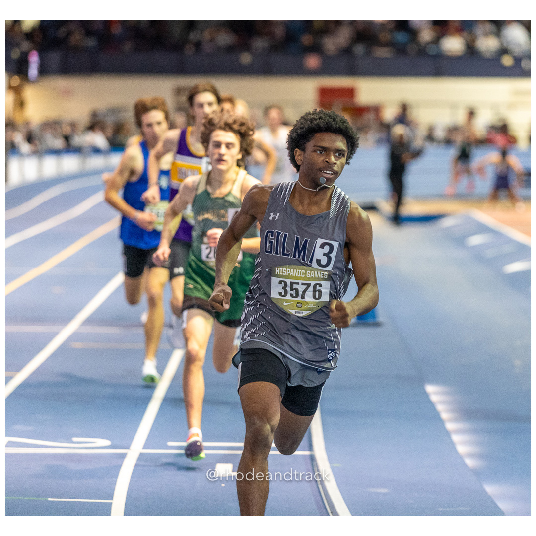 Jemmel Green - Gilman MD - Boys Invitational Mile - Heat 1 - Indoor Track and Field - Hispanic Games at the Armory, New York City - January…