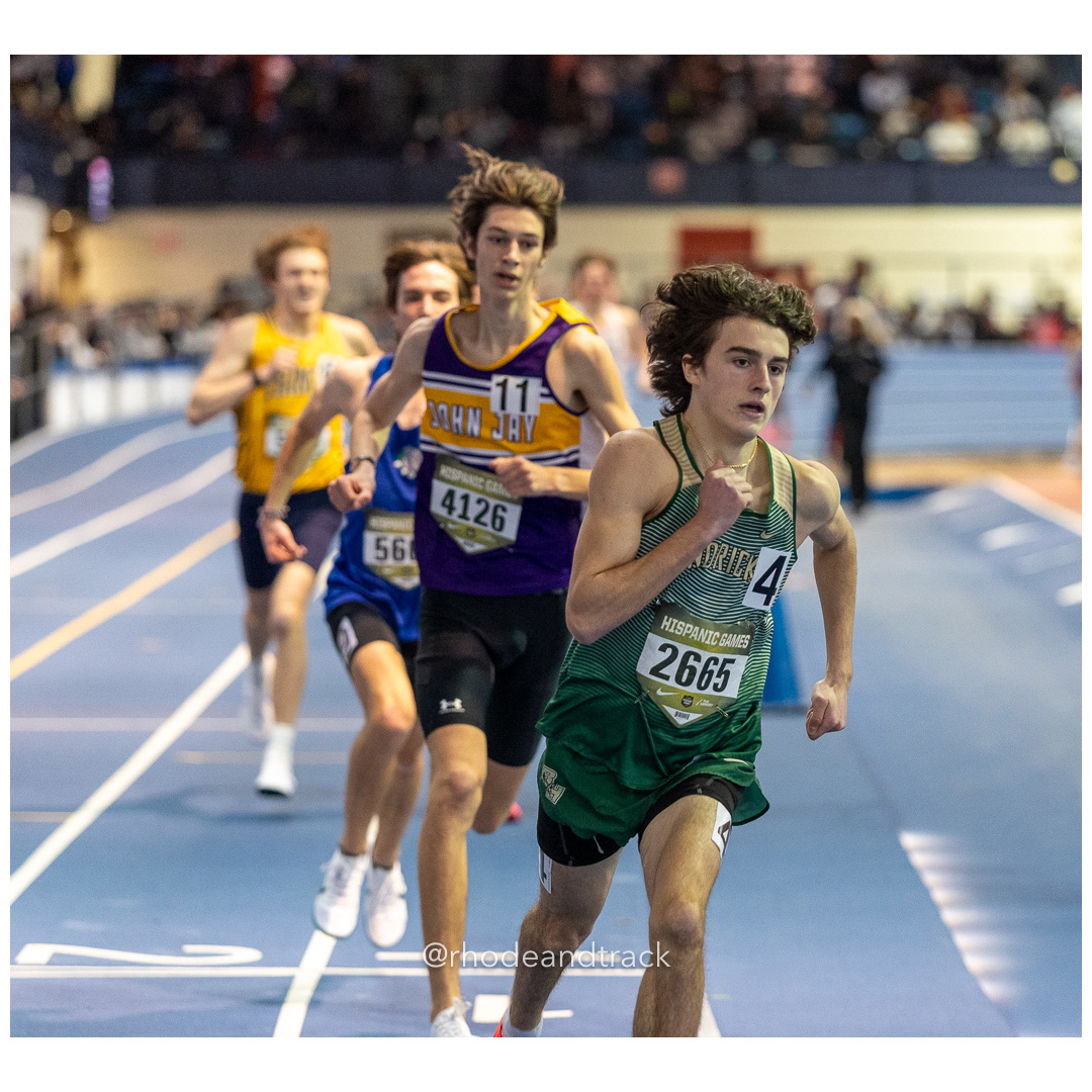 Boys Invitational Mile - Heat 1 - Indoor Track and Field - Hispanic Games at the Armory, New York City - January 4, 2025 – Indoor Track - H…