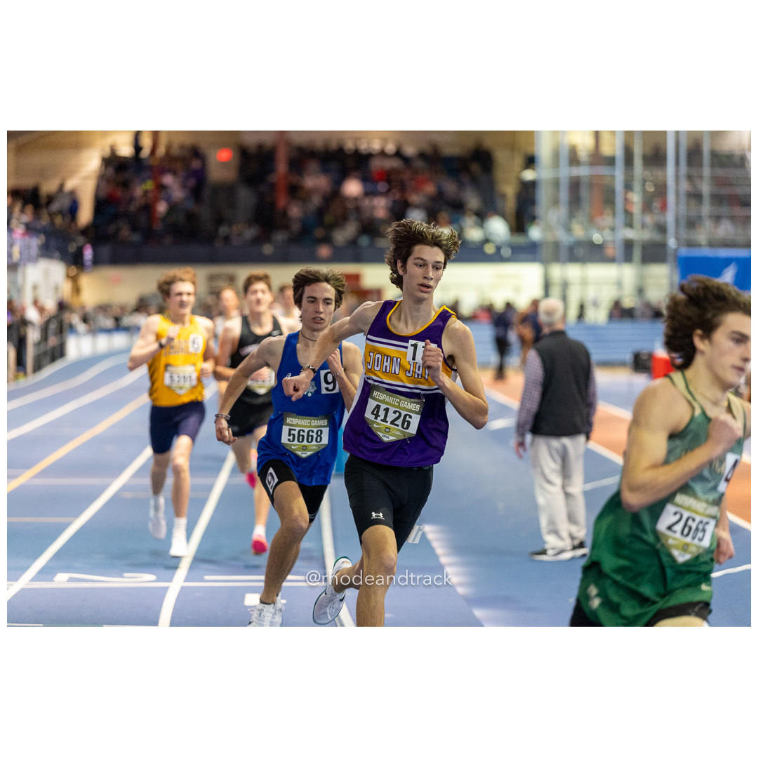 Boys Invitational Mile - Heat 1 - Indoor Track and Field - Hispanic Games at the Armory, New York City - January 4, 2025 – Indoor Track - H…