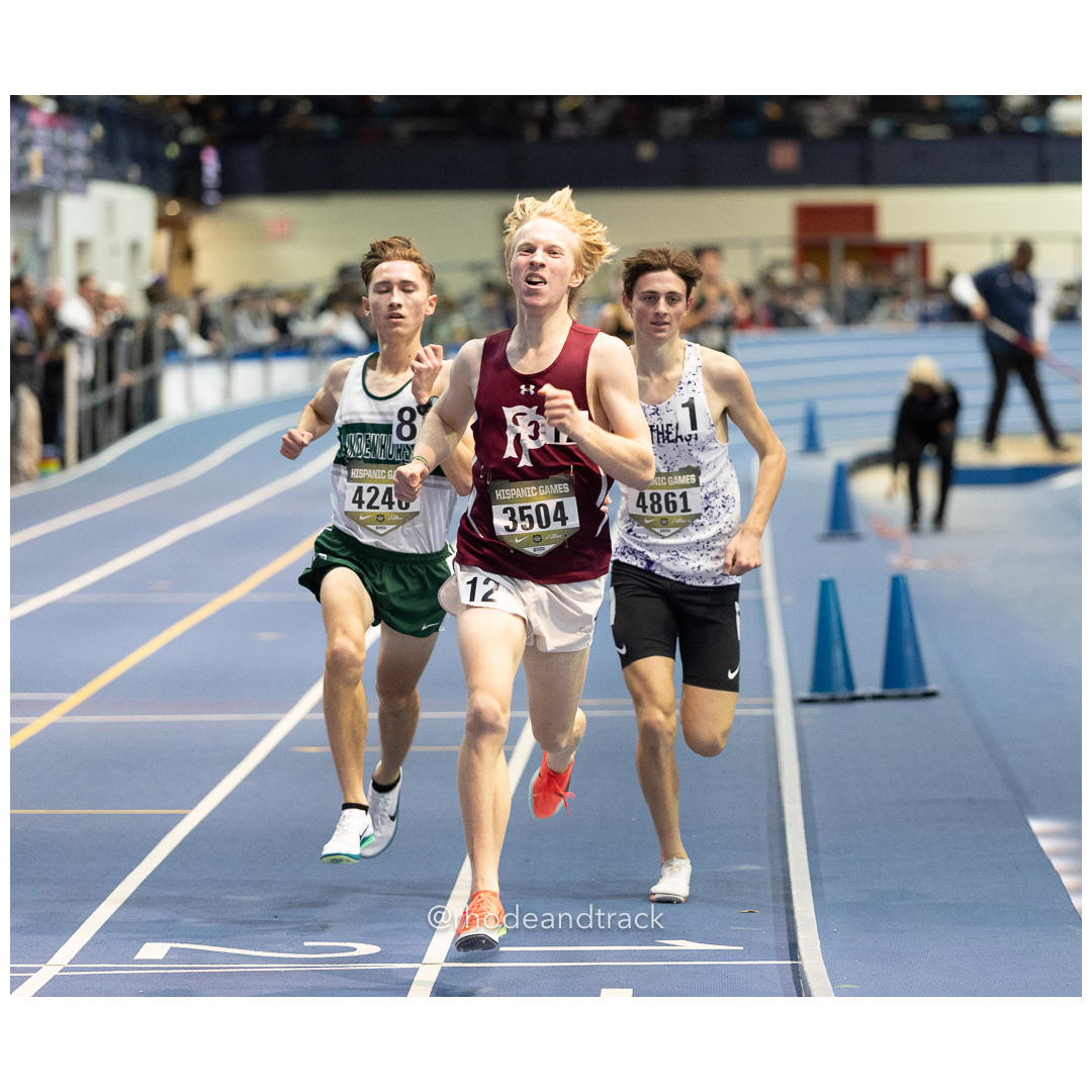 Boys Invitational Mile - Heat 1 - Indoor Track and Field - Hispanic Games at the Armory, New York City - January 4, 2025 – Indoor Track - H…
