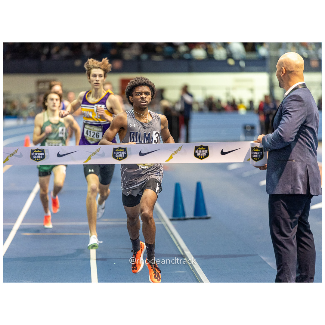 Jemmel Green - Gilman-MD - Boys Invitational Mile - Heat 1 - Indoor Track and Field - Hispanic Games at the Armory, New York City - January…