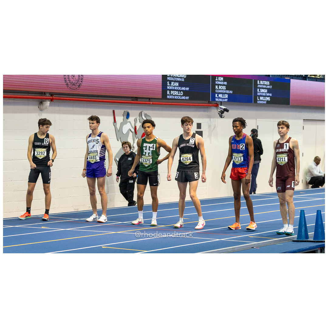 Sam Leone, East Lyme-CT, 4:20.42 - Gavin Catherwood, Monroe Woodbury-NY, 4:22.14 - Colby Twyman, Tower Hill-DE, 4:22.59 - Nicholas Mazzeo,…