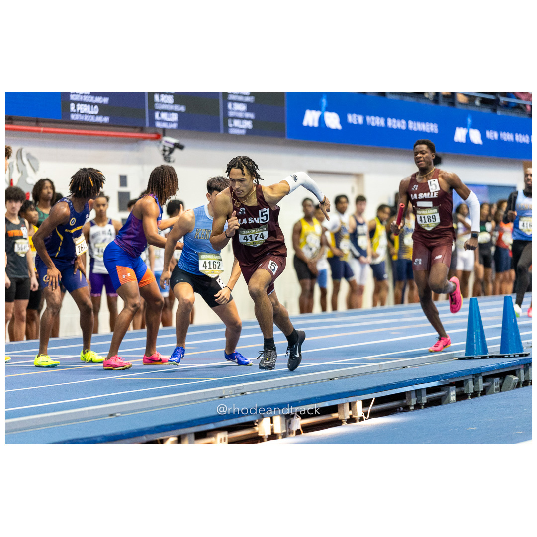 La Salle Academy - Relay race - Indoor Track and Field - Hispanic Games at the Armory, New York City - January 4, 2025 – Indoor Track - His…