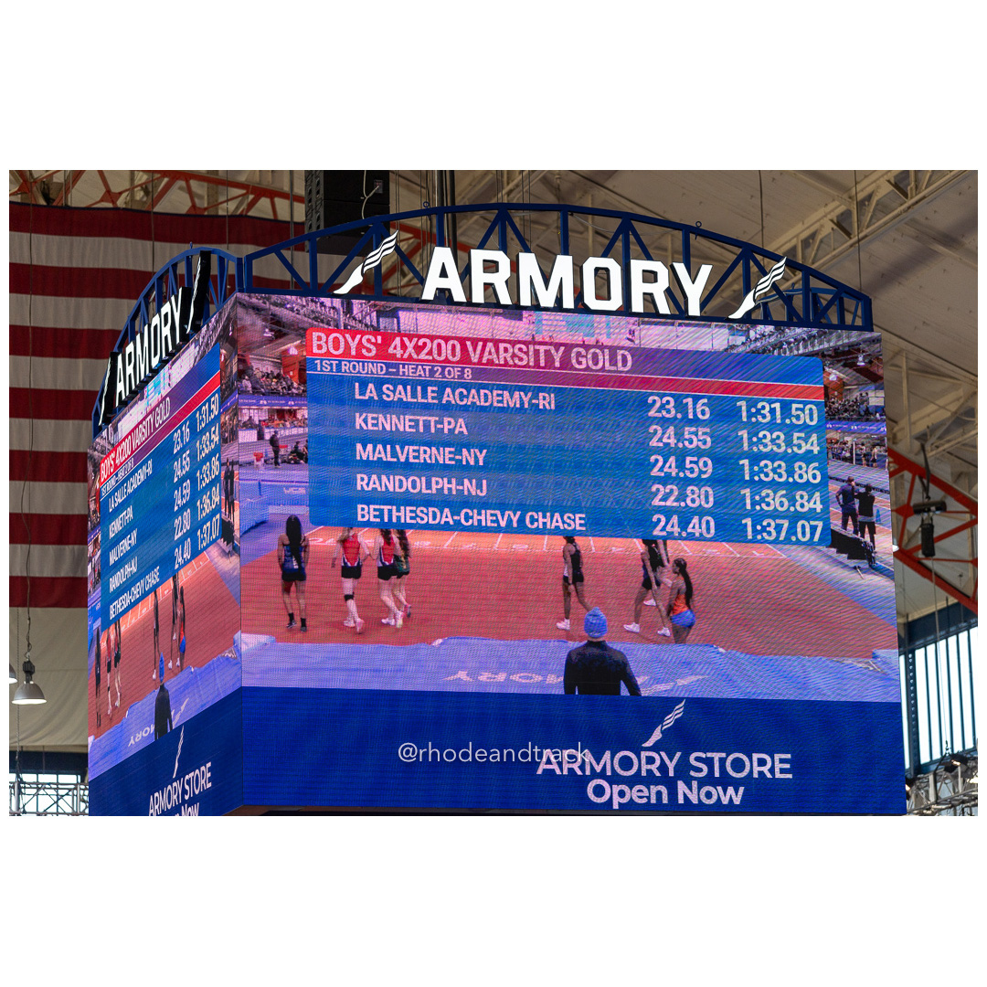 La Salle Academy - Relay race - Indoor Track and Field - Hispanic Games at the Armory, New York City - January 4, 2025 – Indoor Track - His…