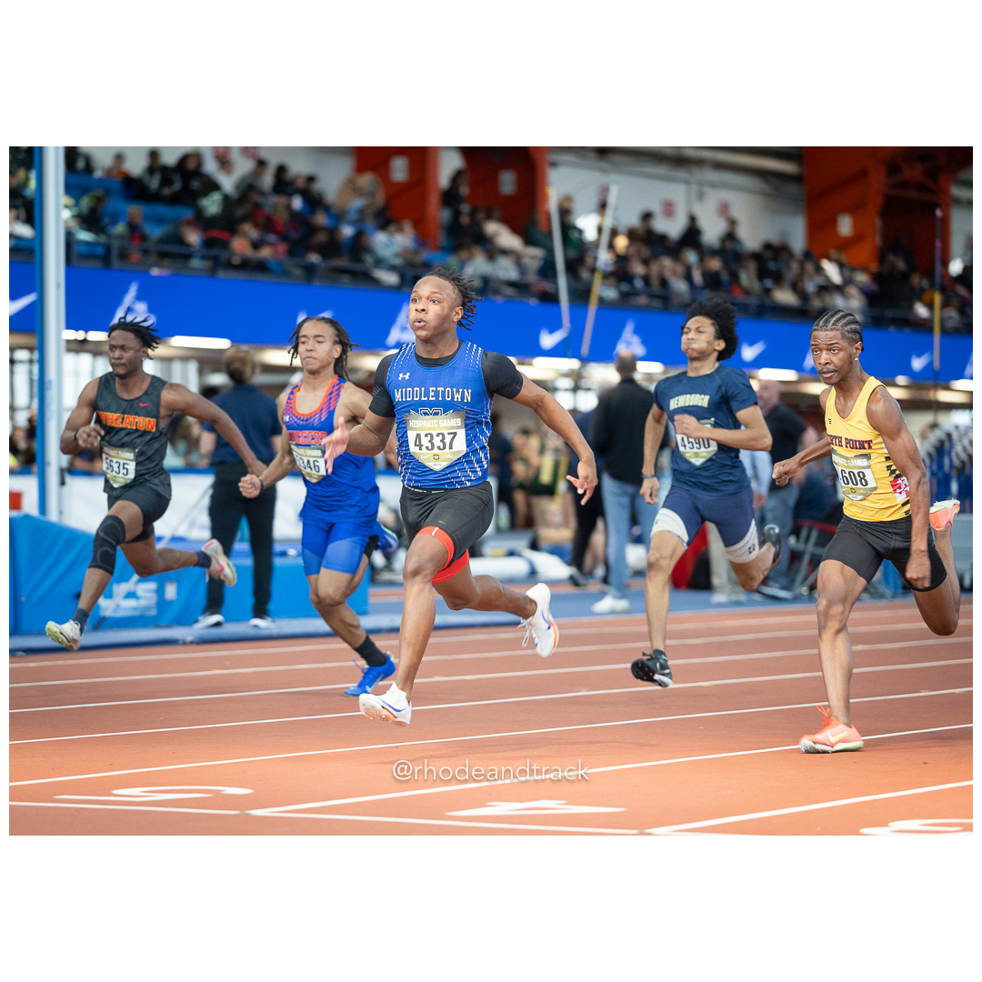 Sprints - Indoor Track and Field - Hispanic Games at the Armory, New York City - January 4, 2025 – Indoor Track - Hispanic Games at the Arm…