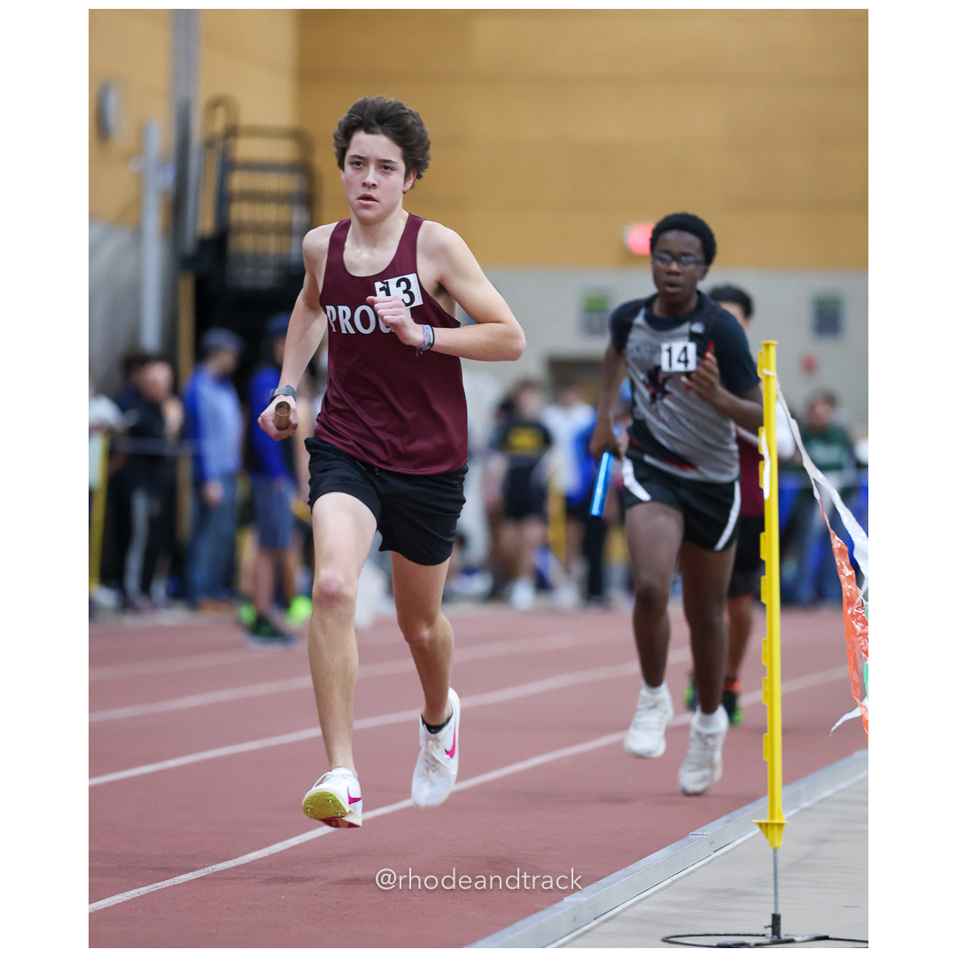 Relay race - World Trophy Invitational - Indoor Track and Field - Providence Career Technical Academy - Providence RI - January 11, 2025 –…