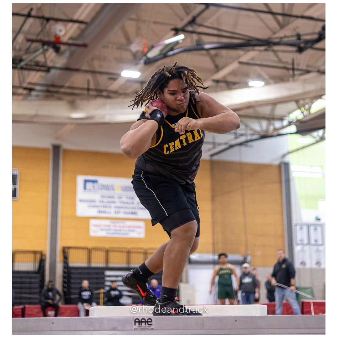 Shot put - World Trophy Invitational - Indoor Track and Field - Providence Career Technical Academy - Providence RI - January 11, 2025 – In…