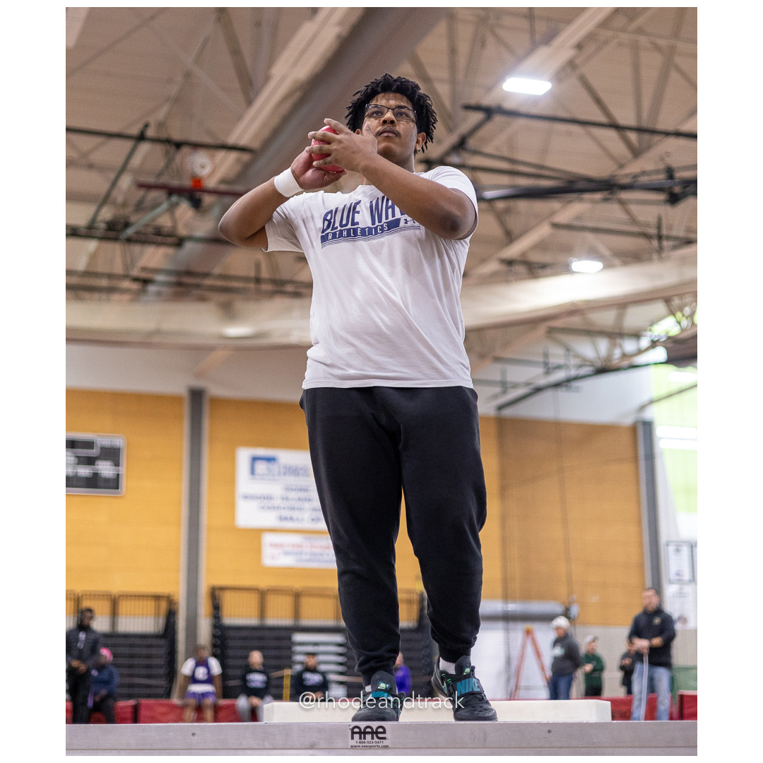 Shot put - World Trophy Invitational - Indoor Track and Field - Providence Career Technical Academy - Providence RI - January 11, 2025 – In…